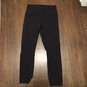 Lululemon Wonder Under Black Size 8